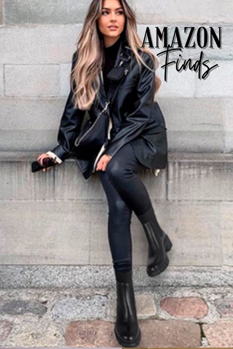 These black chelsea boots from Amazon will take you everywhere this Fall and Winter! Fall outfit trends, fall fashion, baddie outfits casual, cute fall outfits, date night beauty, outfit ideas. #literallyme #falloutfits #falloutfitinspo #falloutfitideas #fallfashion2024 #fallnails #nails #datenightbeauty #capsulewardrobe #casualoutfits #fallnails #halloweennails #fallnaildesigns #autumnnails #fall #fallhair Booties Outfit Fall 2024, Cute Fall Outfits Date, Casual Cute Fall Outfits, Fall Outfits Date Night, Chelsea Boots Fashion, Booties Outfit Fall, Fashion Baddie, Fall Trends Outfits, Booties Outfit