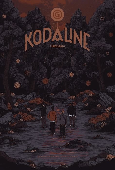 Kodaline Poster, Kodaline Wallpaper, Books Poster, Wall Pics, Cover Music, Tour Posters, Great Bands, Room Posters, Concert Posters