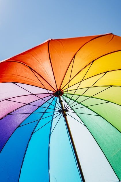 Umbrella Aesthetic, Rainbow Umbrella, Rainbow Baby Announcement, Hair Rainbow, Rainbow Photography, Berlin Berlin, Rainbow Makeup, Rainbow Cupcakes, Rainbow Crafts