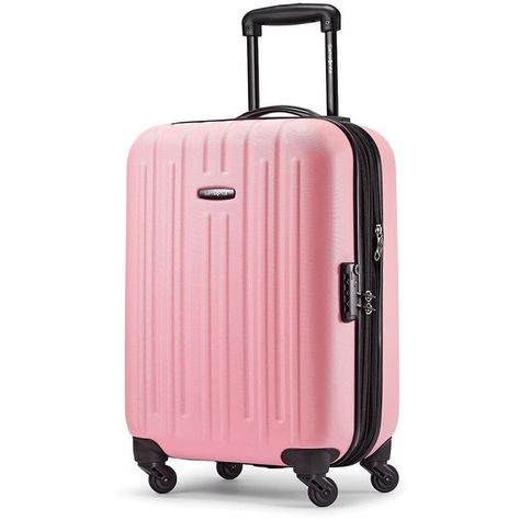 Samsonite Luggage, Ziplite 360 20-in. Hardside Expandable Spinner... ($120) ❤ liked on Polyvore featuring bags and luggage Roller Backpacks, Cute Suitcases, Samsonite Luggage, Hard Shell Luggage, Luggage Locks, Hardside Spinner Luggage, Lightweight Luggage, Hardside Luggage, Large Suitcase