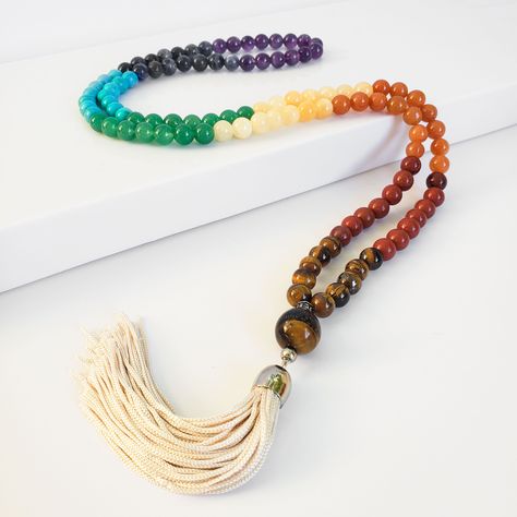 Macrame Colar, Meditation Altar, 7 Chakras, Tassel Necklace, Chakra, Boho Fashion, Coming Soon, Macrame, Beaded Necklace