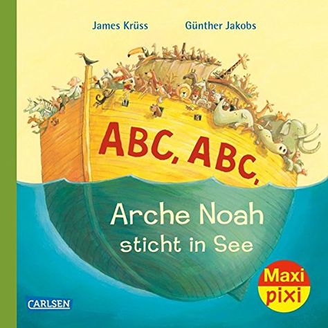 Maxi Pixi 248: ABC Arche Noah sticht in See #Pixi, #Maxi, #ABC, #sticht Christmas Bulbs, Gifts For Kids, Kindergarten, Abc