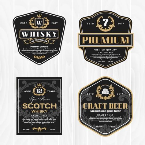 Classic vintage frame for labels, banner and other design Whisky Packaging, Marco Vintage, Whiskey Label, Whisky Bottle, Premium Product, Travel Logo, Miniatures Tutorials, Beverage Packaging, Vintage Frame