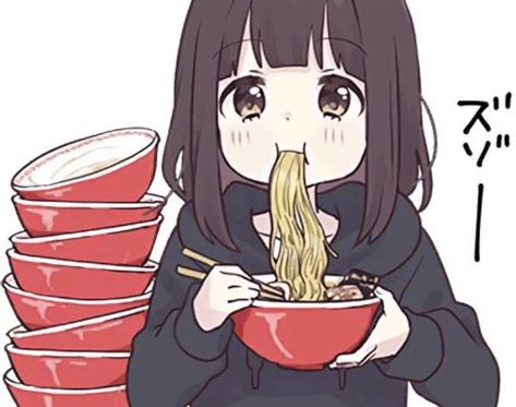 Cute Pfp Girl, Pfp Girl, Girl Eating, Eating Ramen, Cute Pfp, Pink Blossom, X Reader, Ramen, Naruto