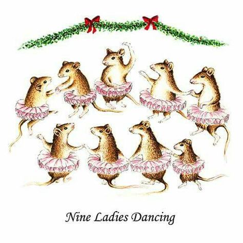 Nine Ladies Dancing Ideas, 9 Ladies Dancing, 9th Day Of Christmas, Nine Ladies Dancing, Merry Chrysler, Dancing Drawing, Ladies Dancing, 12 Days Of Xmas, Oyster Ornament