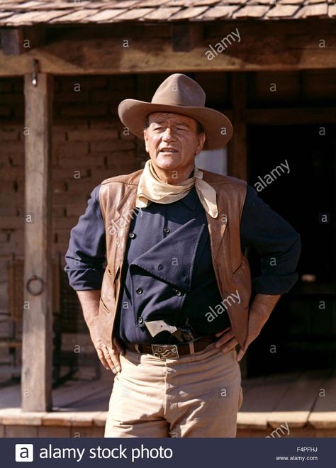 John Wayne / The Sons Of Katie Elder / 1965 Directed By Henry Stock Photo, Royalty Free Image: 89005662 - Alamy John Wayne Quotes, Klasik Hollywood, John Wayne Movies, Western Hero, Image Film, Tv Westerns, Western Music, Actor John, Western Movie