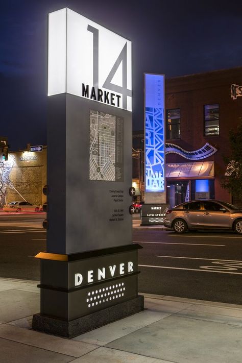 Monument Signage, Entrance Signage, Pylon Sign, Wayfinding Signage Design, Architectural Signage, Monument Signs, Photography And Illustration, Neon Box, Shop Signage