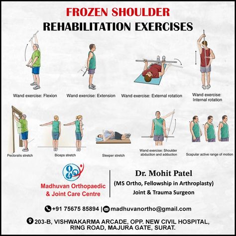 Rehabilitation Exercises Shoulder, Frozen Shoulder Exercises, Shoulder Rehab Exercises, Exercise Therapy, Physical Therapy School, Shoulder Rehab, Rehabilitation Exercises, Home Medicine, Shoulder Exercises