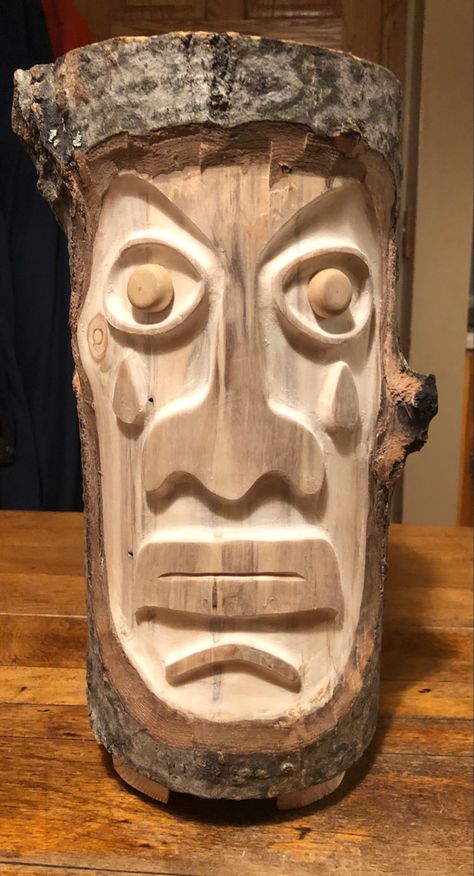 Quaking Aspen, Easter Island Heads, Tiki Faces, Tiki Man, Tiki Head, Wood Carving Faces, Tiki Statues, Tiki Totem, Aspen Wood