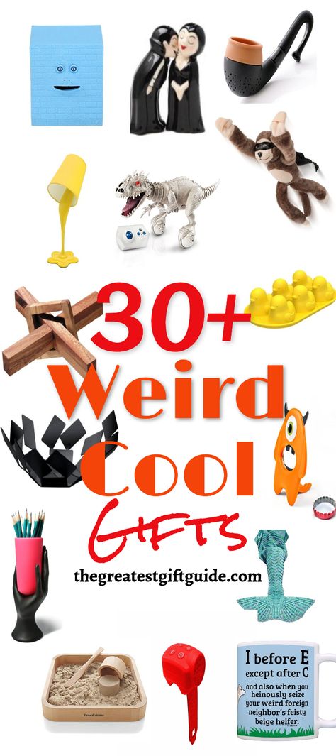 Awesome weird cool gifts - perfect for Christmas or birthdays. Lots of funny gift ideas that are weird and wonderful. Unusual Gifts For Women, Trending Christmas Gifts, Funny Gift Ideas, Funny Ideas, Special Christmas Gift, Weird Gifts, Funny Christmas Gifts, Get Well Gifts, Christmas Gift For Dad