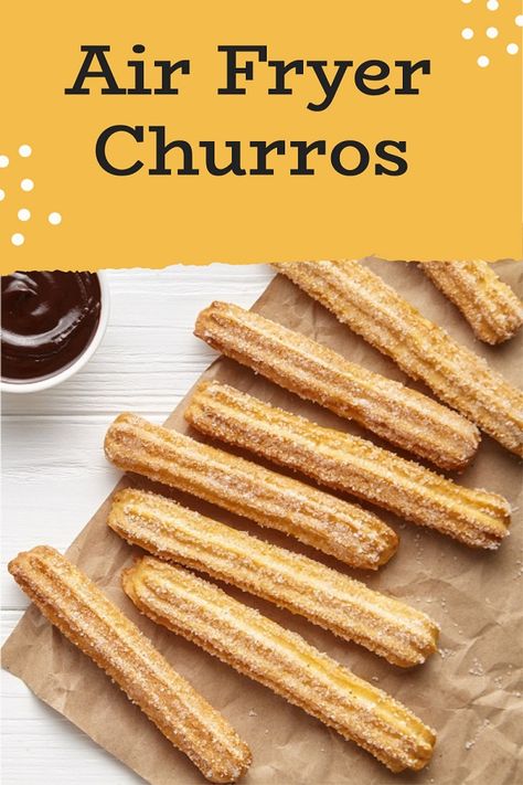 Air Fryer Churros Recipe, Home Made Churros, Airfryer Desserts, Air Fryer Churros, Churros Recipe, Sesame Chicken Recipe, Chicken Nugget Recipes, Nuggets Recipe, Breaded Chicken Breast