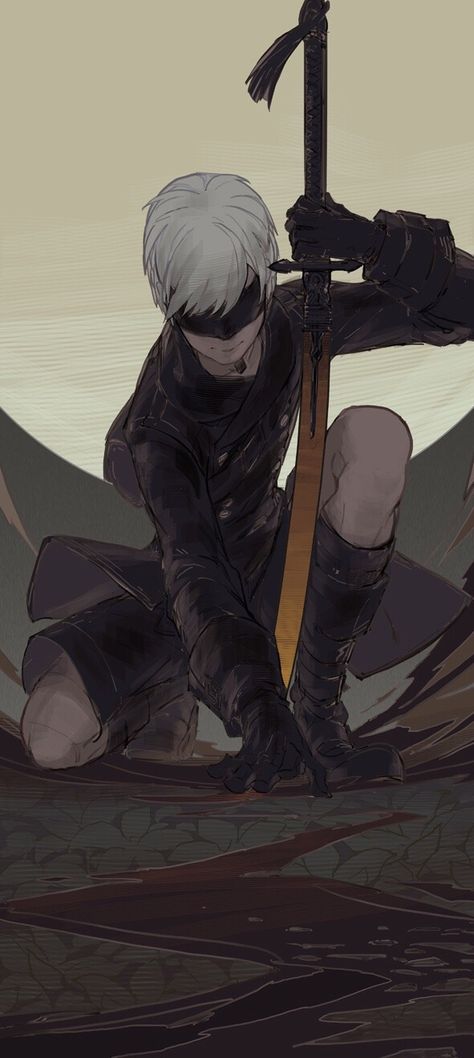 Nier Automata 2, Nier Characters, 9mm Bullet, 2b Nier Autómata, Video Game Fan Art, Art Fanart, Nier Automata, Video Game Art, Game Character