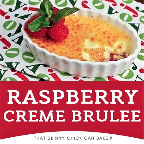 Raspberry Creme Brulee, White Chocolate Creme Brulee, Raspberry Sauce Recipe, Chocolate Creme Brulee, Cream Brulee, Creme Brulee Recipe, Brulee Recipe, Custard Desserts, Homemade Recipes Dessert