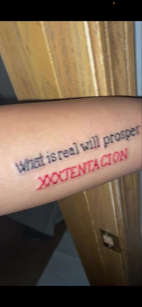 Whats Real Will Prosper Tattoo, Xxxtentación Tattoos Ideas, What Is Real Will Prosper Tattoo, Xxxtentaci̇on Tattoo Ideas, Tentacion Tattoo, Xxxtentaci̇on Tattoo, 1111 Tattoos, Prosper Tattoo, What Is Real Will Prosper