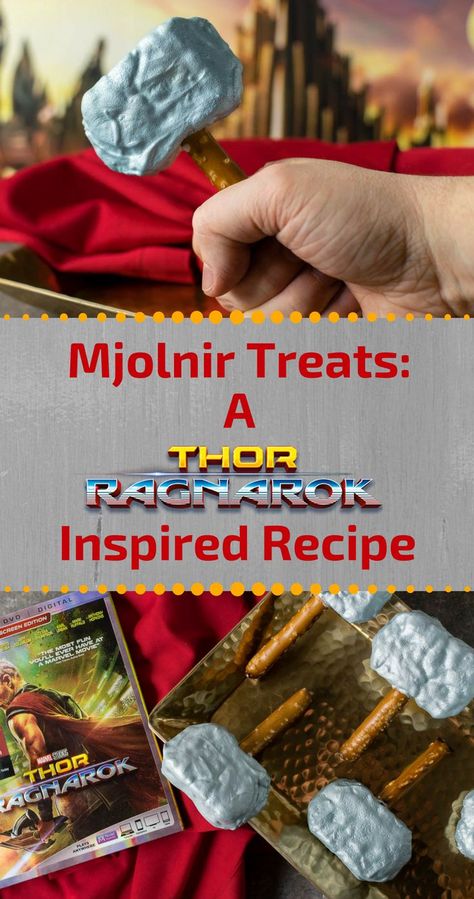 Marvel Desserts, Marvel Recipes, Marvel Food Ideas, Thor Birthday Party, Spring Recipes Dessert, Marvel Party, Disney Movie Night, Geek Food, Night Food