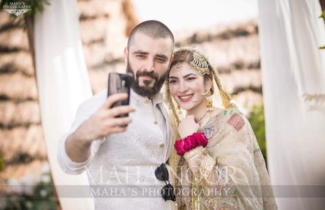 Hamza Ali Abbasi and Naimal Khawar blessed with a baby boy – The Odd Onee Naimal Khawar Wedding, Hamza Ali Abbasi, Naimal Khawar, Maya Ali, Pakistani Couture, Pakistani Celebrities, Bridal Photoshoot, Hd Picture, Pakistani Bridal