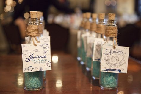 Baby Shower Favors Bath Salt Favors Fiesta Shower, Turtle Baby, Baby Shower Souvenirs, Boy Baby Shower Ideas, Sea Baby Shower, Trendy Baby Shower Ideas, Mermaid Baby Showers, Mermaid Parties, Baby Shower Invitaciones