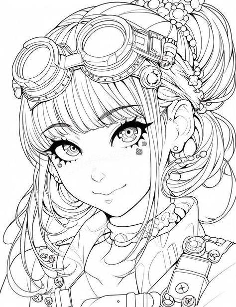 Coloring Pages People Anime, Coloring Templates For Adults, Anime Lineart Manga Coloring Pages, Colouring Pages Anime, Coloring Books Anime, Coloring Pages For Adults Woman, Anime Colouring Pages, Cute Anime Coloring Pages, Printable Coloring Pages Aesthetic