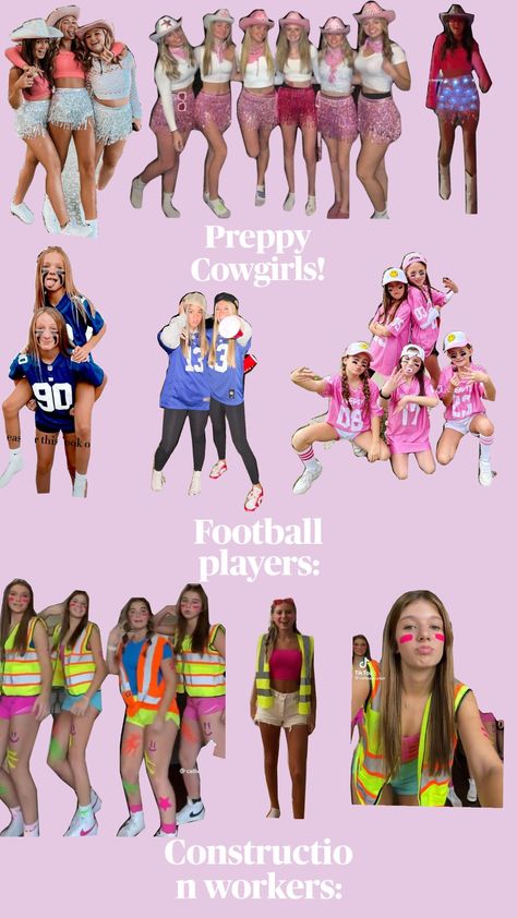 Preppy halloween costumes!!💗⚡️ Preppy Halloween, Football Players, Halloween Costumes, Football, Halloween, American Football