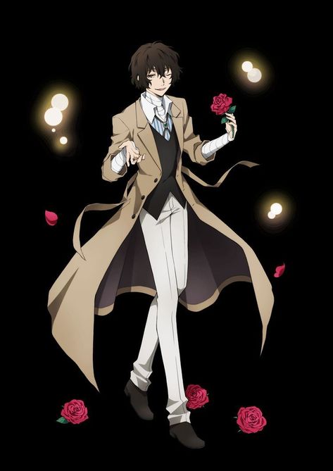 Dazai Full Body Pic, Bungou Stray Dogs Cute, Dazai Cute, Dazai Osamu Wallpaper, Bsd Tales Of The Lost, Bsd Mayoi Cards, Bsd Mayoi, Stray Dogs Dazai, Dog Games