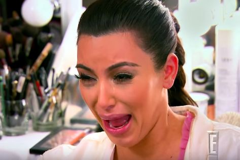 Kim Kardashian Says Son Saint Has Her 'Same Cry Face' Tell Me More About Yourself, Cute Animal Quotes, Saint West, Crying Face, Tell Me More, Funny Pictures With Captions, Baby Blog, First Pregnancy, Kim K