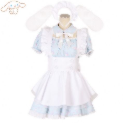 Costume For Women, Maid Outfit, Kawaii Fashion Outfits, Maid Dress, Dress Costume, Kawaii Clothes, Sanrio Characters, Harajuku Fashion, Cosplay Outfits