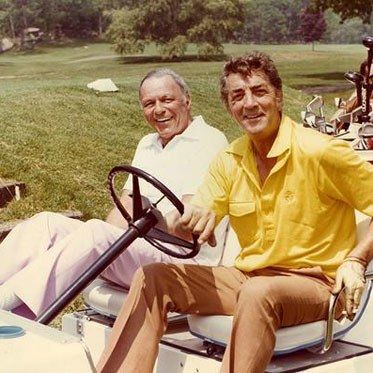 Joey Bishop, Bob Hope, Rat Pack, Jerry Lewis, Dean Martin, Ronald Reagan, Winston Churchill, John Wayne, Golf Fashion