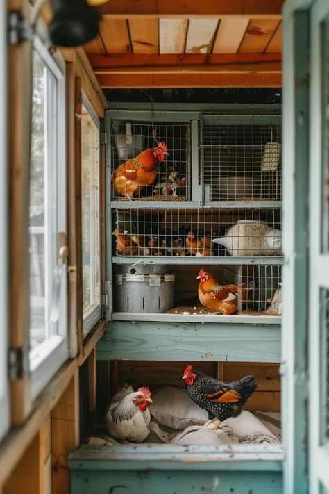 Creative Inside Chicken Coop Ideas &amp; Tips Chicken Hutch Ideas, Inside Chicken Coop Ideas, Interior Chicken Coop Ideas, Inside Of Chicken Coop Ideas, Chicken Coop Layout Inside, Chicken Coop Decorating Ideas, Inside Chicken Coop Designs, Chicken Coop Interior Ideas, Chicken Coop Interior