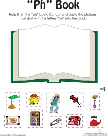 Worksheets: "Ph" Words: A Word Family Book 1st Grade Worksheets Free Printables, Word Family Books, Ch Words, Th Words, Digraphs Worksheets, First Grade Phonics, Family Book, Jolly Phonics, Printables Free Kids