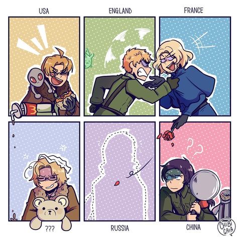 Six Fanart, Six Fanarts, Hetalia Canada, Hetalia Russia, Hetalia England, Gay History, Hetalia Funny, Hetalia Anime, Hetalia Characters