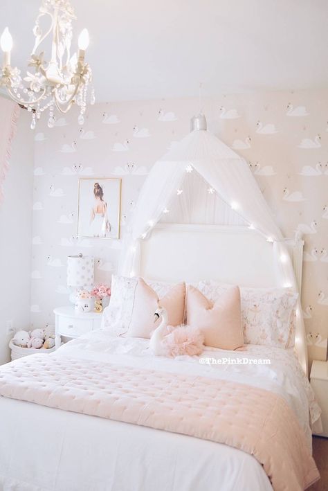 Girls Ballerina Bedroom, Ballerina Bedroom, Girls Bedroom Lighting, Toddler Bedroom Decor, Ballerina Room, Pink Bedroom For Girls, Big Girl Bedrooms, Toddler Bedroom, Toddler Girl Room