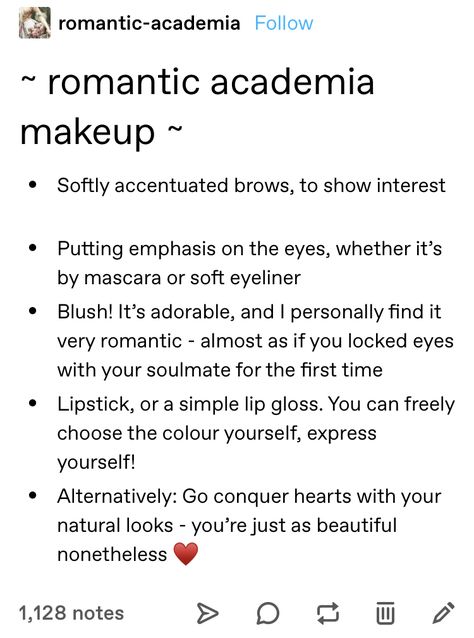 Romantic Academia Hairstyles, Romantic Academia Activities, Dark Academia X Coquette, Romantic Academia Books, Romantic Academia Makeup, Royalcore Makeup, Light Academia Makeup, Pink Dark Academia, Dark Romantic Academia