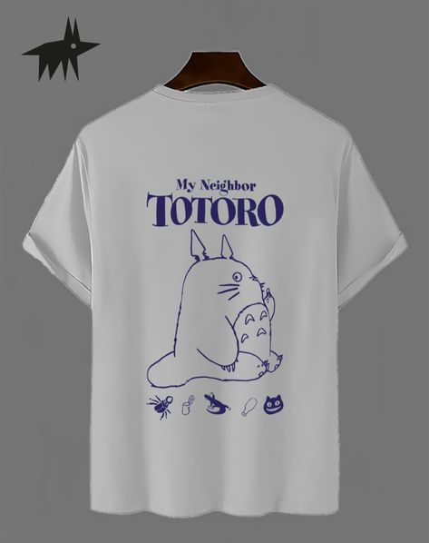 MY VESINO TOTORO Studio Ghibli Shirt, Anime Diys, My Neighbor Totoro, May 20, Studio Ghibli, App Design, Printed Shirts, Anime, Closet