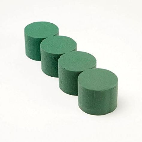 5 x Oasis Ideal Round Cylinder Wet Foam for Florist Floral Craft Flowers Floristry Designs & Displays: Amazon.co.uk: Kitchen & Home Sponge Crafts, Flower Oasis, Wet Flowers, Wet Foam, Floristry Design, Craft Flowers, Highland Wedding, Artificial Flower Bouquet, Floral Craft