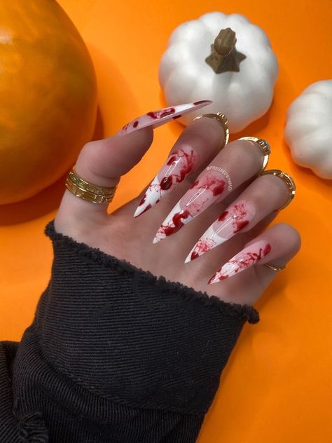 Blood Nails, Black Halloween Nails, Horror Nails, Witch Nails, Halloween Acrylic, Halloween Nails Easy, Halloween Acrylic Nails, Cute Halloween Nails, Pumpkin Nails