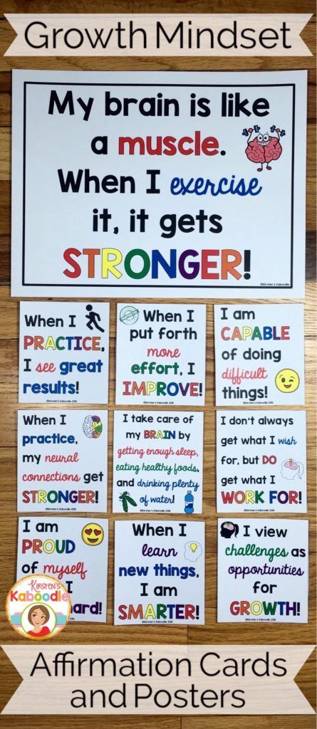 Think back to your elementary years, your middle school years, and then your high school years. What was the little voice in your head saying to you about your abilities, your strengths, and your va Affirmations Growth, Student Growth Mindset, Teaching Growth Mindset, Mindset Affirmations, Visible Learning, Quotes About Change, Student Achievement, Affirmation Posters, Children Learning