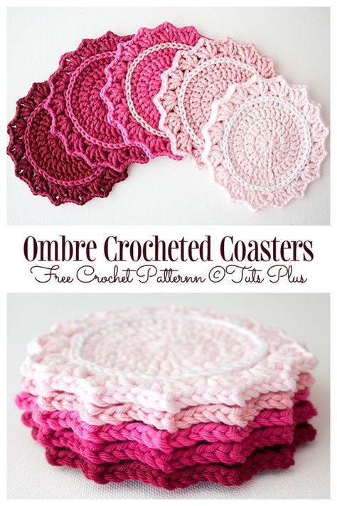 Candy Color Spring Coaster Free Crochet Patterns - DIY Magazine Crochet Baby Blanket Tutorial, Crocheted Coasters, Coaster Ideas, Crochet Potholder Patterns, Crochet Coasters Free Pattern, Crochet Coaster Pattern, Crochet Coaster, Crochet Circles, Crochet Dishcloths