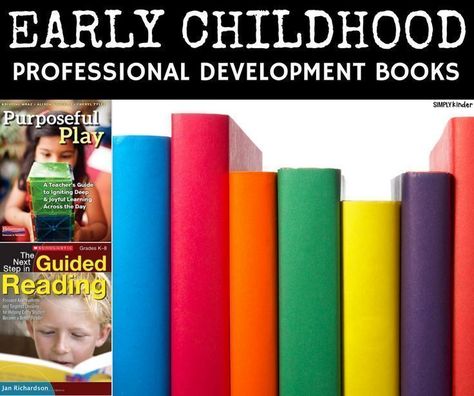 Professional Development Books for Kindergarten teachers. A huge list of books that early childhood teachers can read to better their craft! Early Childhood Education Degree, Books For Kindergarten, Preschool Behavior, Professional Development Books, Early Childhood Education Activities, Top Teacher, Clever Classroom, Development Books, Professional Development For Teachers