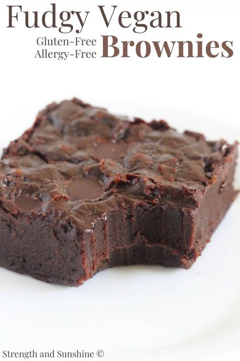 No Egg Brownies, Vegan Fudge Brownies, Fudgy Vegan Brownies, Vegan Gluten Free Brownies, Vegan Brownies, Crinkle Top, Vegan Brownie, Gluten Free Brownies, Fudge Brownies