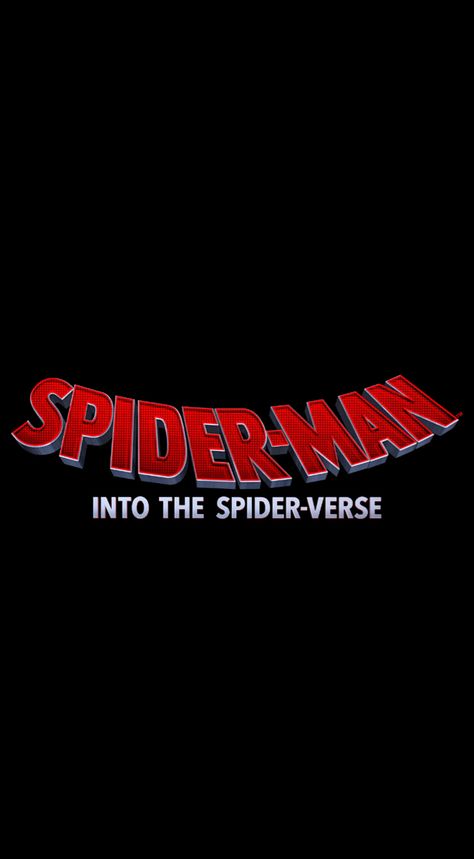 Spiderverse Logo, Spiderman Title, Spiderman Into The Spiderverse, Into The Spiderverse, Instagram Creative Ideas, The Spider, Phone Stuff, Instagram Creative, Spider Verse