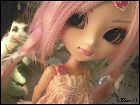 Lili - Pullip Aya | p0uki | Flickr Anime Websites, Pullip Dolls, Pink Milk, Hair Icon, Longer Eyelashes, Doll Repaint, Pretty Dolls, Blythe Doll, Doll Face