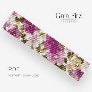 Gala Fitz Patterns, Free Loom Beading Patterns, Bead Loom Kits, Loom Jewelry, Art Perle, Bead Crochet Patterns, Bead Loom Pattern, Loom Bracelet Patterns, Motifs Perler