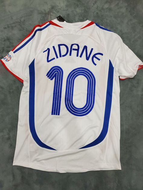 Zidane Jersey Men's 2006 World Cup France Soccer Jersey 10 Zidane Jersey It's UK size.if you like a US size,can choose a larger one size material:polyester Handing time:3-5 days Zidane Jersey, Aesthetic Jersey, France Soccer Jersey, 2006 World Cup, Black Color Hairstyles, France Jersey, Vintage Soccer Jersey, Usa Soccer Jersey, France Soccer