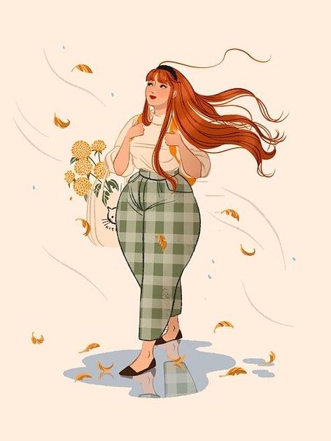 Leni Kauffman, Procreate People, Body Positivity Art, Plus Size Art, Arte Inspo, Dibujos Cute, Art Journals, الرسومات اللطيفة, Pretty Art