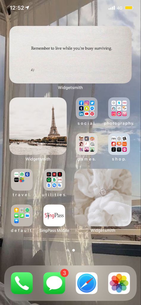 Customised Iphone Home Screen, I Phone Screen Layout, Customise Iphone Home Screen, Customised Home Screen, Ideas For Iphone Home Screen, Apps Layout, Neptune Statue, Clean Iphone, Whats On My Iphone