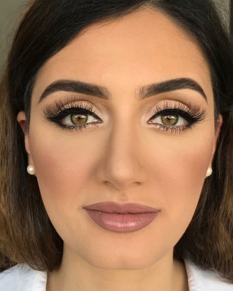 Plus Size Bride Makeup, Plus Size Bridal Makeup, Dramatic Wedding Makeup For Green Eyes, Mother Of The Bride Makeup Brown Eyes, Mauve Bridal Makeup, Natural Wedding Glam Brown Eyes, Wedding Makeup Bold Lip The Bride, Bridal Makeup Bold Lip, Bride Makeup Bold Lip