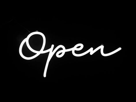 Open Close Sign, Coffee Shop Bakery, Business Hours Sign, Led Open Sign, Neon Open Sign, Neon Letters, Open Sign, Closed Signs, Pink Office