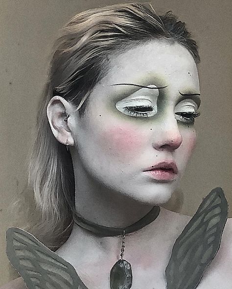 Grey Makeup, Fairy Makeup, On Twitter, Grey, Makeup, Twitter, Green, White, Make Up