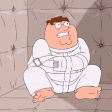 Peter Griffin Meme, Family Guy Peter Griffin, Padded Cell, Family Guy Funny, Family Guy Funny Moments, Peter Griffin, Happy Gif, Spongebob Funny, Lol Memes