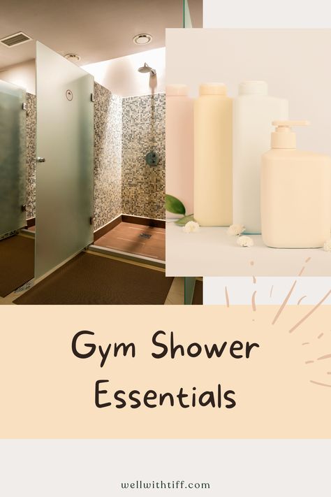 We all have a love-hate relationship with gym showers, but we can't deny they make our gym routines all the more efficient. I want to help you busy women make sure you have all the essentials you need to have the best and most efficient gym shower experience possible. Check out the article now! #gymaesthetic #gymshoweressentials #gymbagessentials #gymroutinewomen #wellnessroutinechecklist Gym Shower Hacks, Gym Shower Bag, Gym Shower Essentials, Gym Weights Aesthetic, Showering At The Gym, Gym Essentials Woman, Gym Bag Essentials Women, Gym Routine Women, Gym Pack